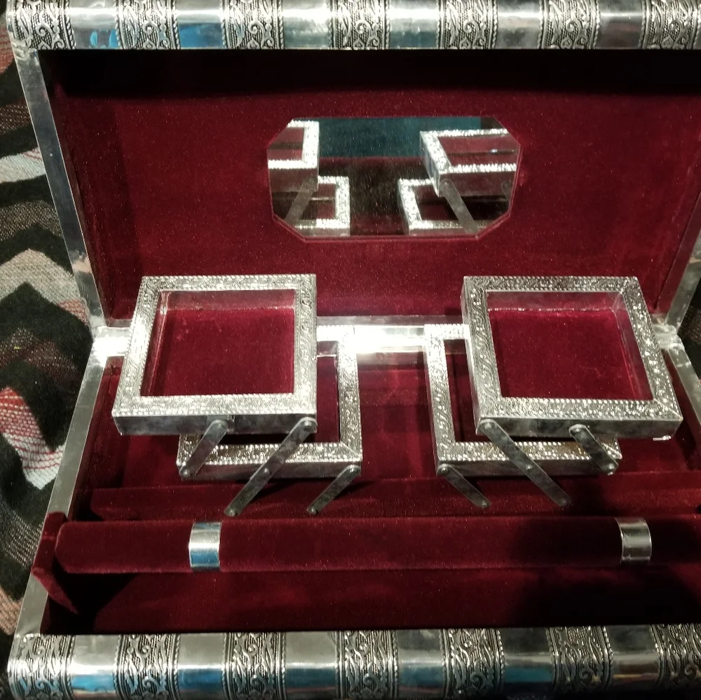 Gorgeous Large Aluminum Buddha Jewelry box